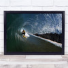 Algarve Portugal Tunnel Waves Surf Coastal Wall Art Print