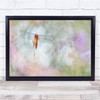 Dragonfly Insect Macro Soft Pastel Colours Wall Art Print