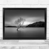 Landscape Black & White Lake Long Exposure Wall Art Print