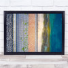 Ocean Coastal Beach Drone Aerial Landscape Wall Art Print