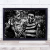 Skeleton Boys - Mt. Hagen Papua New Guinea Wall Art Print