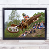 Whip Look Mx Opening Motocross Boots Sport Wall Art Print