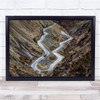 Travel Landscape Highway Road Valley View Wall Art Print
