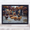 Vietnamese Fishing Tool Farmers Landscape Wall Art Print