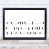 Weligama Sri Lanka Croa ... Birds on wire Wall Art Print