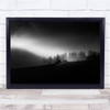 Just For A Moment Night sky Trees forest Wall Art Print