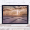 Light Beam Rays Landscapes Sunlight Cold Wall Art Print