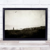 Landscape Coastal Solitude Seagull Bird Wall Art Print