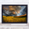 Poland Storm Landscape Lower Sky Clouds Wall Art Print