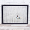 Xiapu Fisherman Fujian Lonely sail boat Wall Art Print