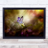 Butterflies Bokeh Insects Wings Colors Wall Art Print