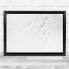 Landscape Snow Mountains Track Minimal Wall Art Print