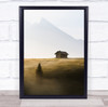 Seiser Alm house on the hill landscape Wall Art Print