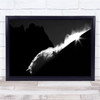 Action France Freeride Alps Dark Snow Wall Art Print