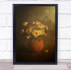 Flower Vase Butterfly Light Bokeh The Wall Art Print