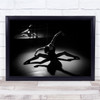 Ballet Ballerina Dance Dancer Dancing Light Shadow Black & White Model Print