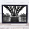 Bridge Architecture Abstract Blur Belgium Black & White Cityscape City Print