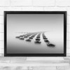 Fog Mist Haze Foggy Black & White Black And White Landscape Landscapes Print