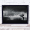 Mood Emotion Feeling Grain Grainy Dark Low Key Pollution Bird Wall Art Print