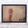 Pink Flower Flowers Still Life Romance Romantic Pastel Colour Wall Art Print