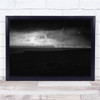 Black & White Retro Old Vintage Landscapes Countryside Rural Wall Art Print