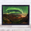 Night Panorama Panoramic Nightscape Stars Star Light Lofoten Wall Art Print