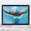 Swim Swimmer Water Action Splash Speed Strong Strength Sport Wall Art Print