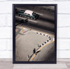 Havana Cuba Street Aerial Above Road Way Avenue Lane Classic Car Wall Art Print