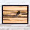 Snowy Owl Snow Ice Storm Winter Quebec Canada Gold Golden Sunset Wall Art Print