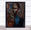 People Person Portrait Face Body art Wood Bodypainting Faceart Print - 1479210