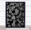 Plant Portugal Analog Rose Roses Flower Flowers Still Life Black & White Print