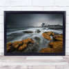 Landscape Seascape Mountain Coast Coastal Seaweed Long Exposure Wall Art Print