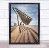 Barcelona Forum Architecture Photovoltaic Pergola Spain Street Wall Art Print
