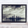 City Cityscape Skyline Abu Dhabi Metropolis Uae United Arab Wall Art Print