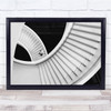 Stair Museum Architecture Lines Hertogenbosch Stairs Aerial Wall Art Print