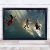 Street Water People Splash Crash Daredevil Adventure Action Wall Art Print