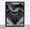 Stairs Staircase Black & White Street Ascend Ascending Architecture Print