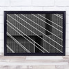 Architecture Building Rotterdam Lines Wires Graphic Shapes Wall Art Print