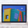 Architecture Grid Lines Colors Colours Colourful Colourful Wall Art Print