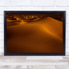 Desert Dunes Morocco Sahara Tent Tents Sand Dune Landscape Wall Art Print