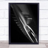 Architecture Abstract Stairs Black White Staircase Portal Wall Art Print