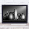 Architecture Industry Industrial Silo Silos Metal Factory Wall Art Print