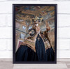 Carnival Carnevale Italy Venice Costume Mask Model Palace Wall Art Print