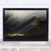 Dark Hope Calm Cold Light Patch Cloud Storm Sun Landscape Wall Art Print