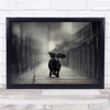 Hamburg Creative Dogs Dog Urbanity Citydogs Mood Darkness Wall Art Print