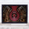 Stairs Staircase Books Library Shelves Perspective Famous Wall Art Print