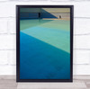 Zig Zag Pool Light Shadow Shadows Man Figure Walk Walking Wall Art Print