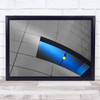 Abstract Lookup Lamp Blue Yellow White The Hague Hvmaart Wall Art Print