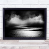 Landscape Mood Sea Waves Clouds Water Nature Environment Wall Art Print