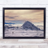 Landscape Sofia Bulgaria Black Peak Hill Heap Winter Sea Wall Art Print